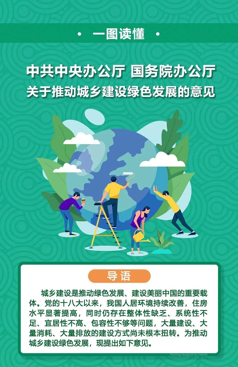 一圖讀懂《關于推動城鄉建設綠色發展的意見》1