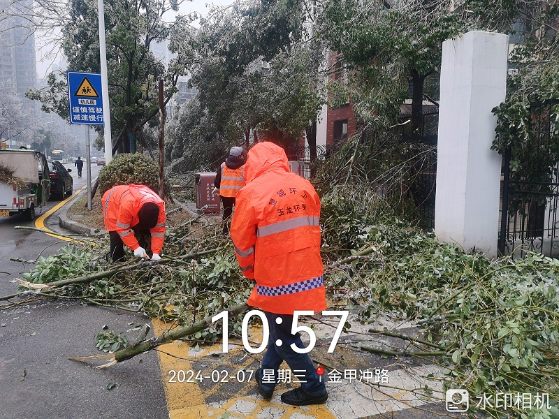 玉龍環保：長沙清冰除雪