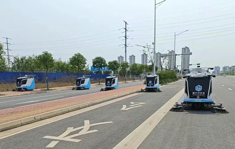 玉龍環保：南寧市啟動無人駕駛環衛清掃試點工作