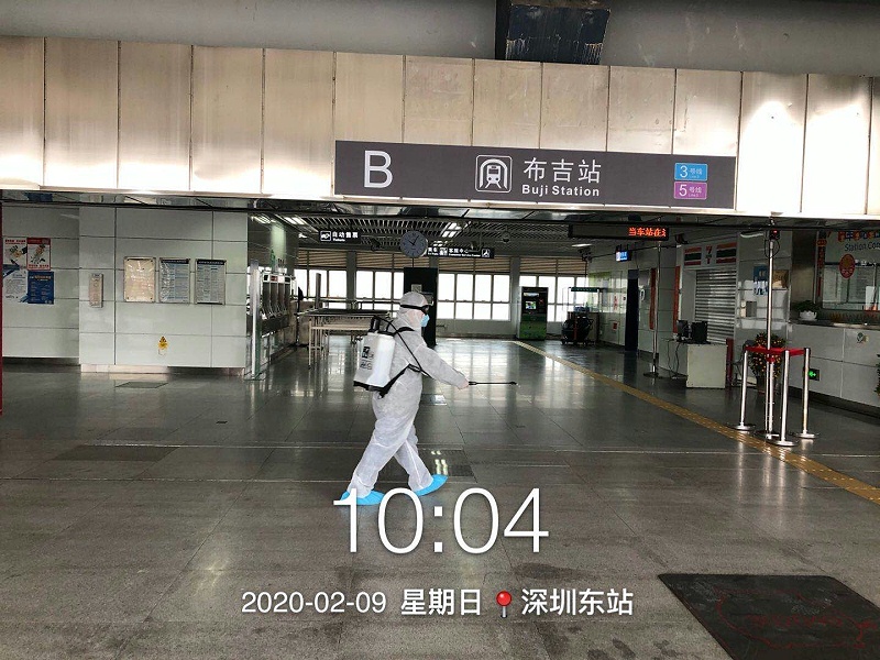 地鐵及四大樞紐的消毒服務-玉龍環保