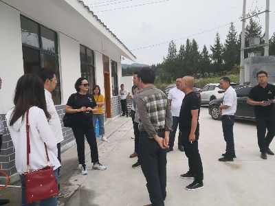 貴州省生態環境廳等領導到玉龍環保思南縣城鄉生活垃圾收運項目考察